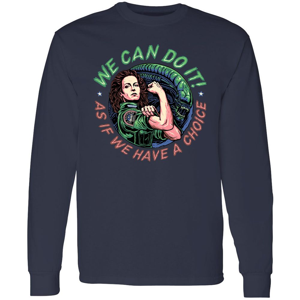 Long Sleeve T-Shirt - 4UEAST4A - Navy - 2