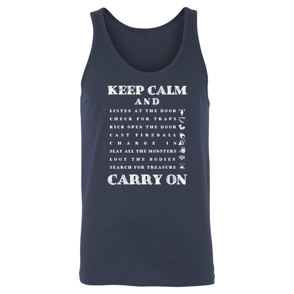 Unisex Jersey Tank - 9V2XA8RL - Navy - 2