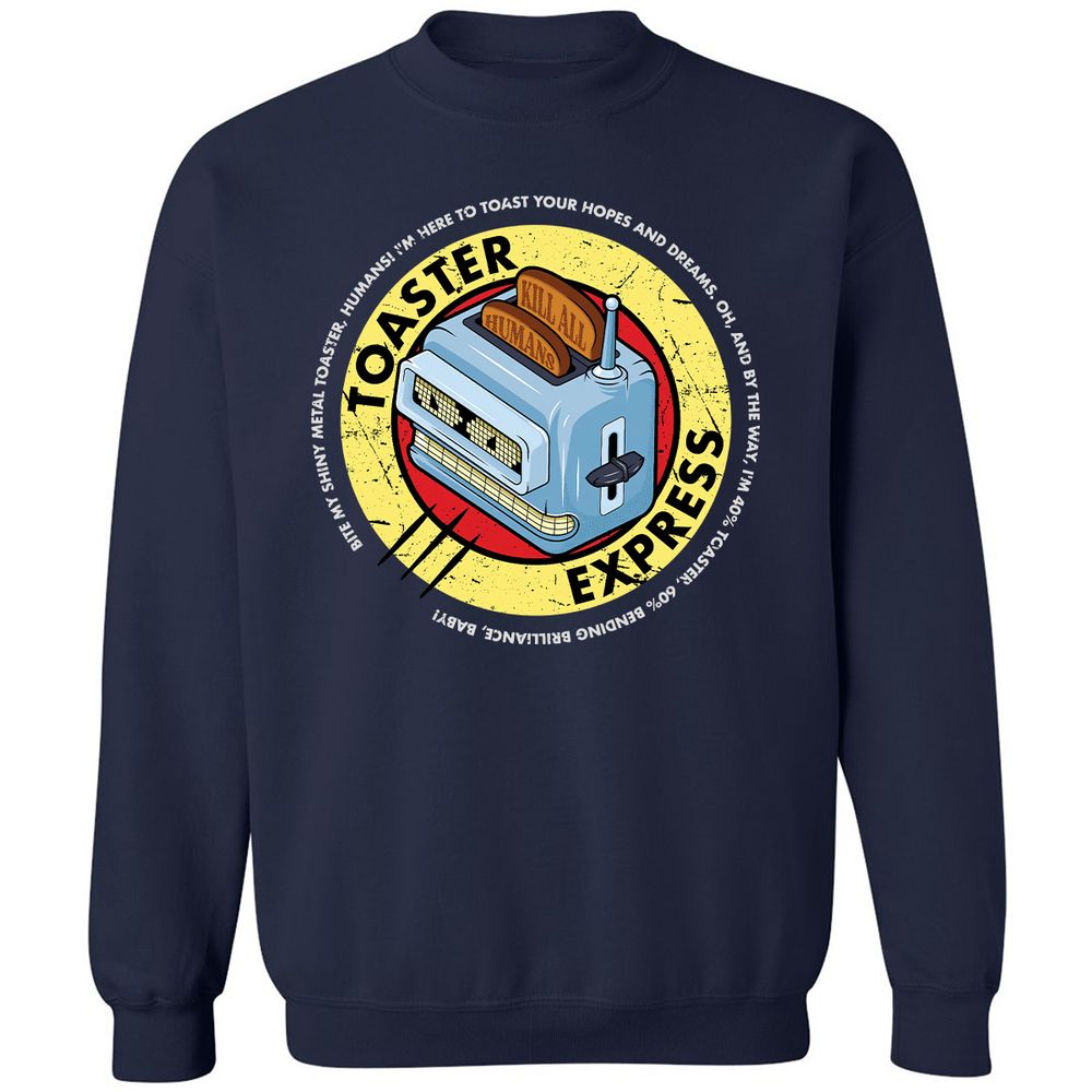Classic Unisex Sweatshirt - 9PJNQNYC - Navy - 2