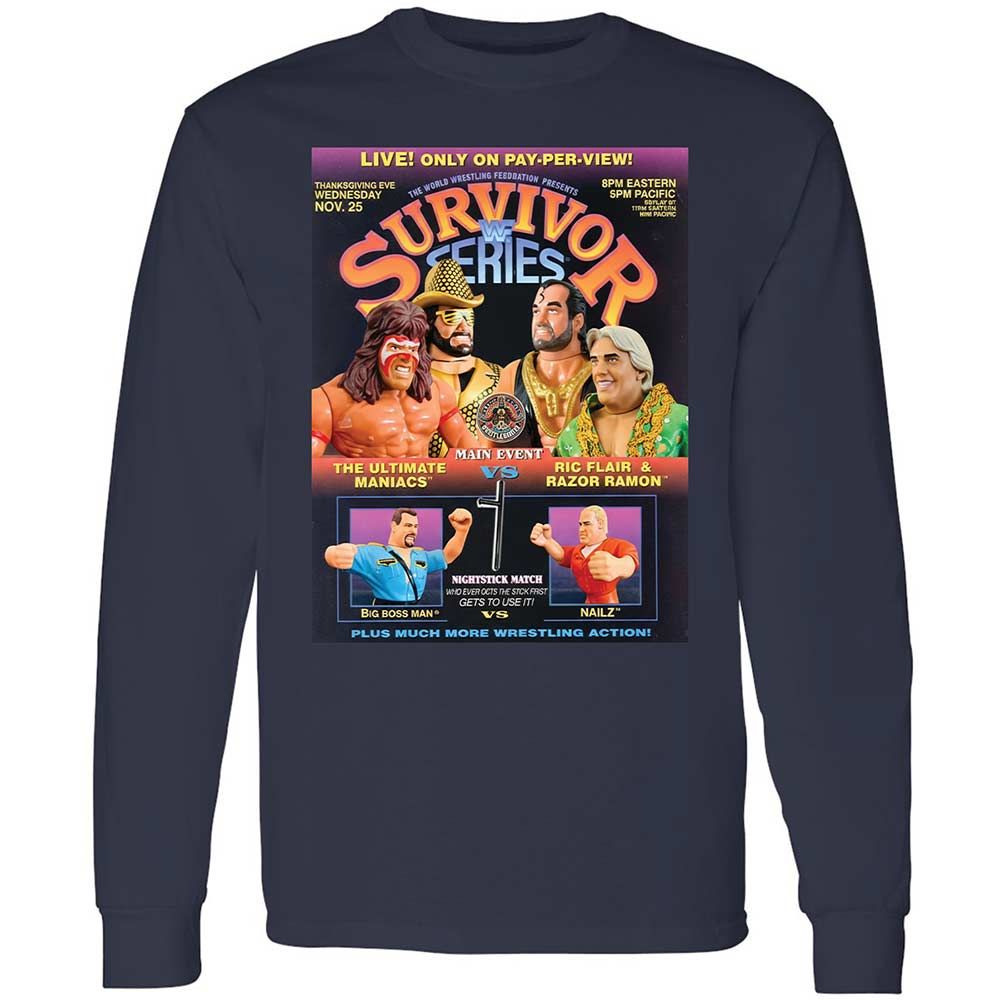 Long Sleeve T-Shirt - 2TGPVHBR - Navy - 2