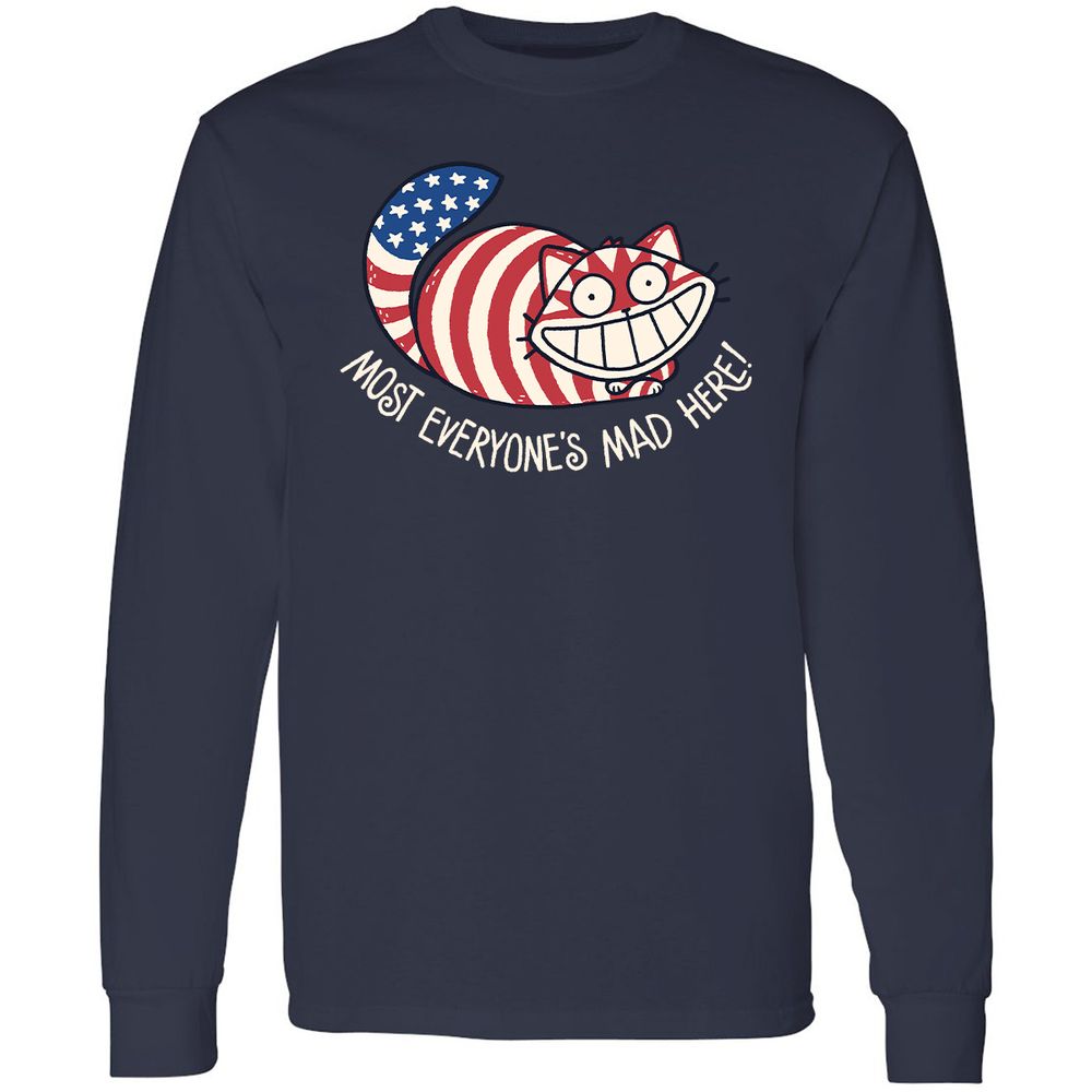 Long Sleeve T-Shirt - 8M8FTHQK - Navy - 2