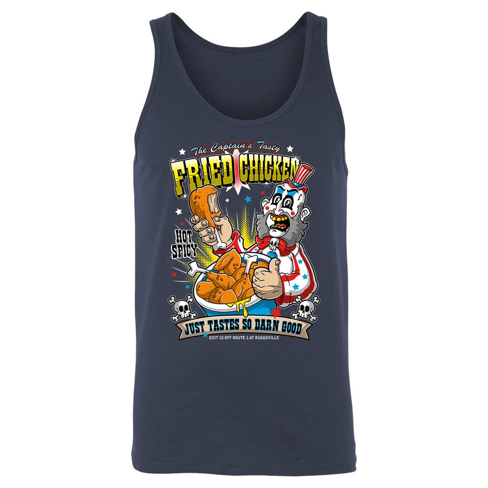 Unisex Jersey Tank - ZCJ6T33A - Navy - 2