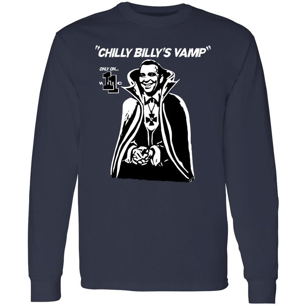 Long Sleeve T-Shirt - PQCGN71F - Navy - 2