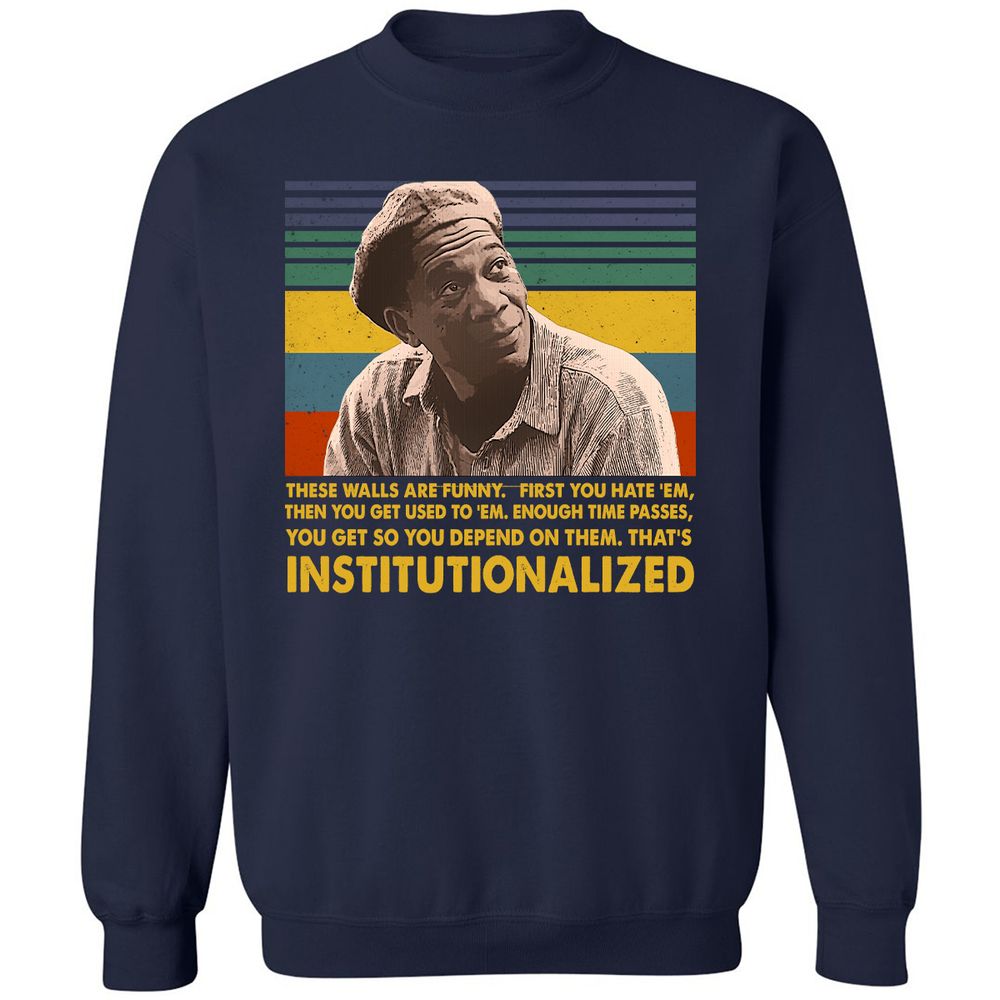 Classic Unisex Sweatshirt - 7V5JPSKC - Navy - 2