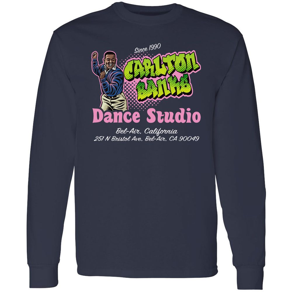 Long Sleeve T-Shirt - SA8RHNPQ - Navy - 2