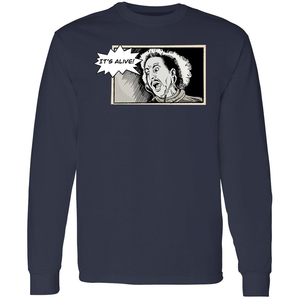 Long Sleeve T-Shirt - Q4AKVJ2Y - Navy - 2