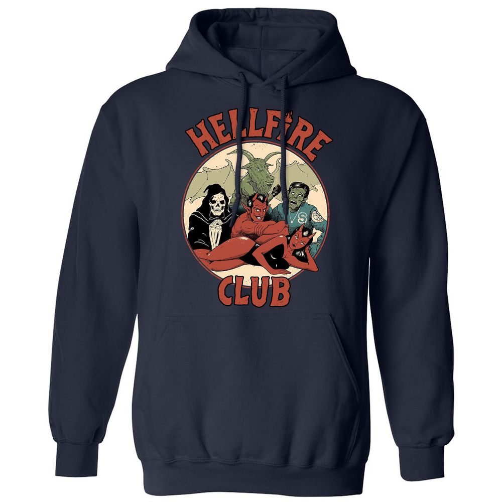 Classic Unisex Hoodie - M5DMYYHX - Navy - 2