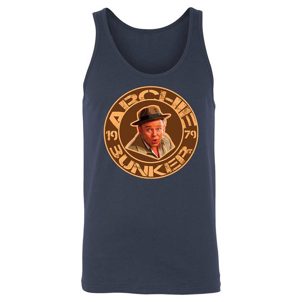 Unisex Jersey Tank - RHSFF1DE - Navy - 2
