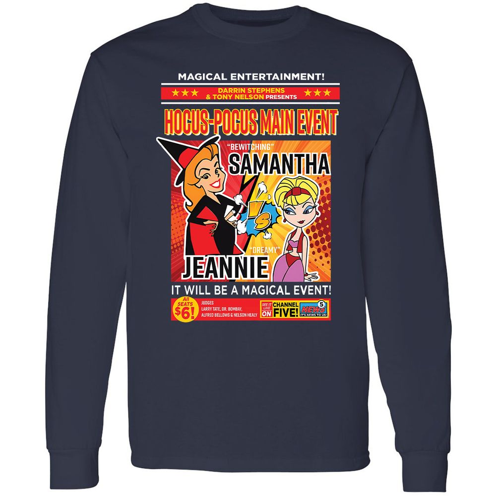 Long Sleeve T-Shirt - H57WBUNW - Navy - 2