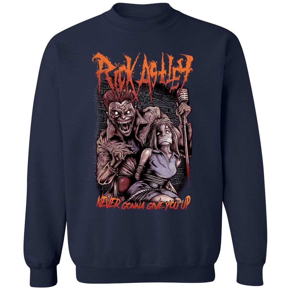 Classic Unisex Sweatshirt - AMLSCD9W - Navy - 2