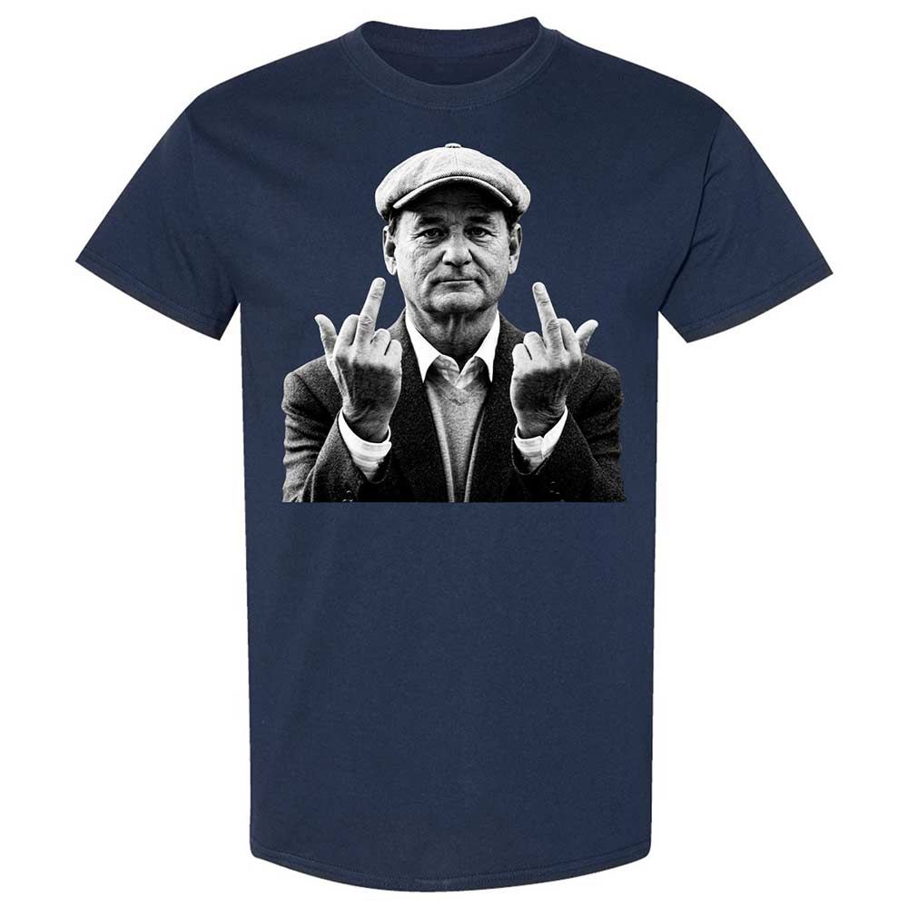 Bill Murray Middle Finger - Navy - 2