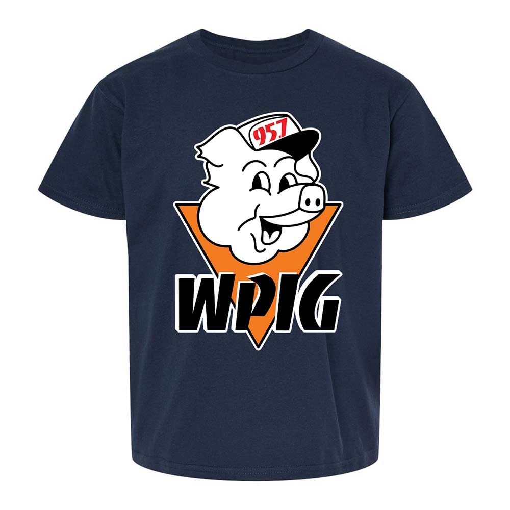 Wpig 95.7 Radio Station - Navy - 2