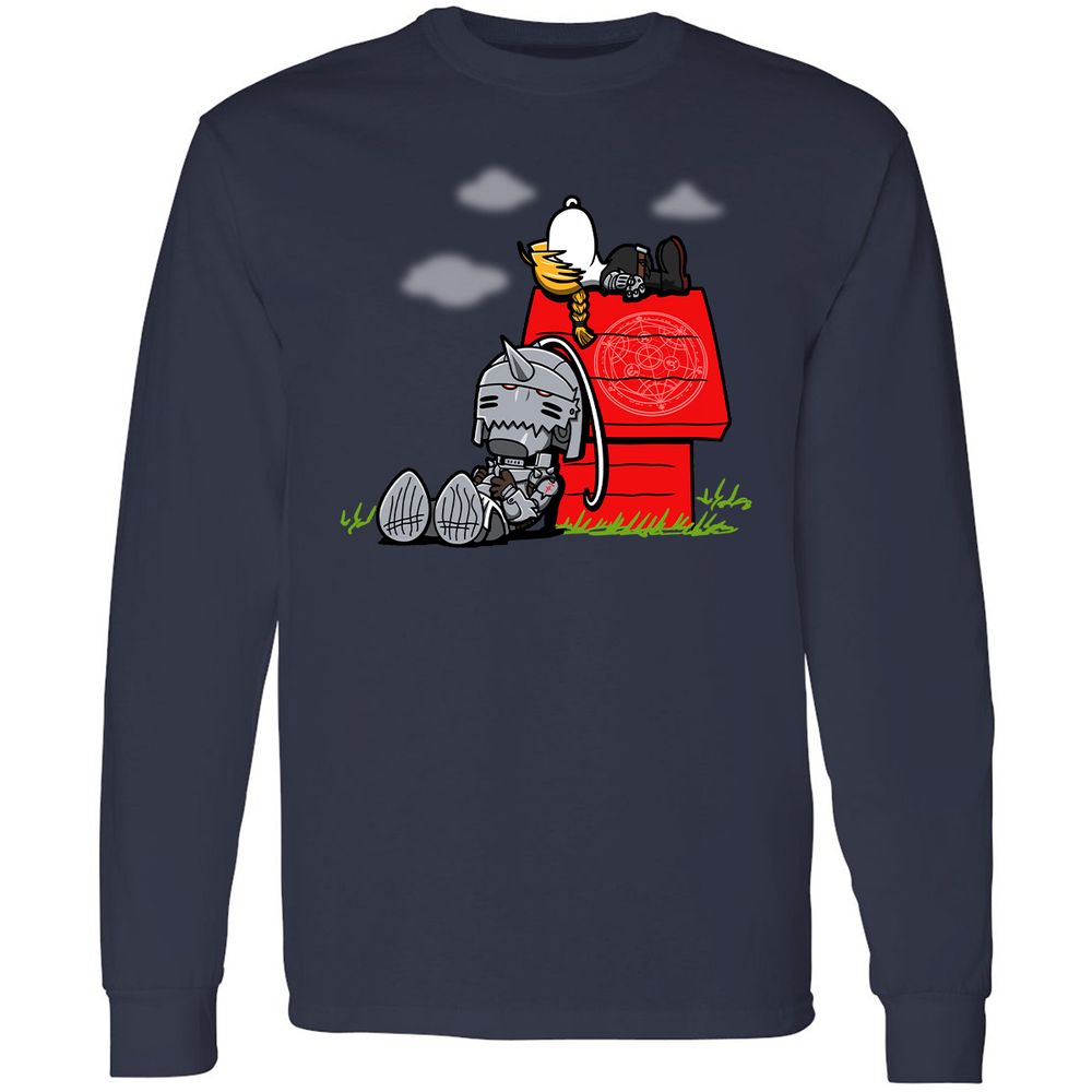 Long Sleeve T-Shirt - 2Q6ULEG9 - Navy - 2