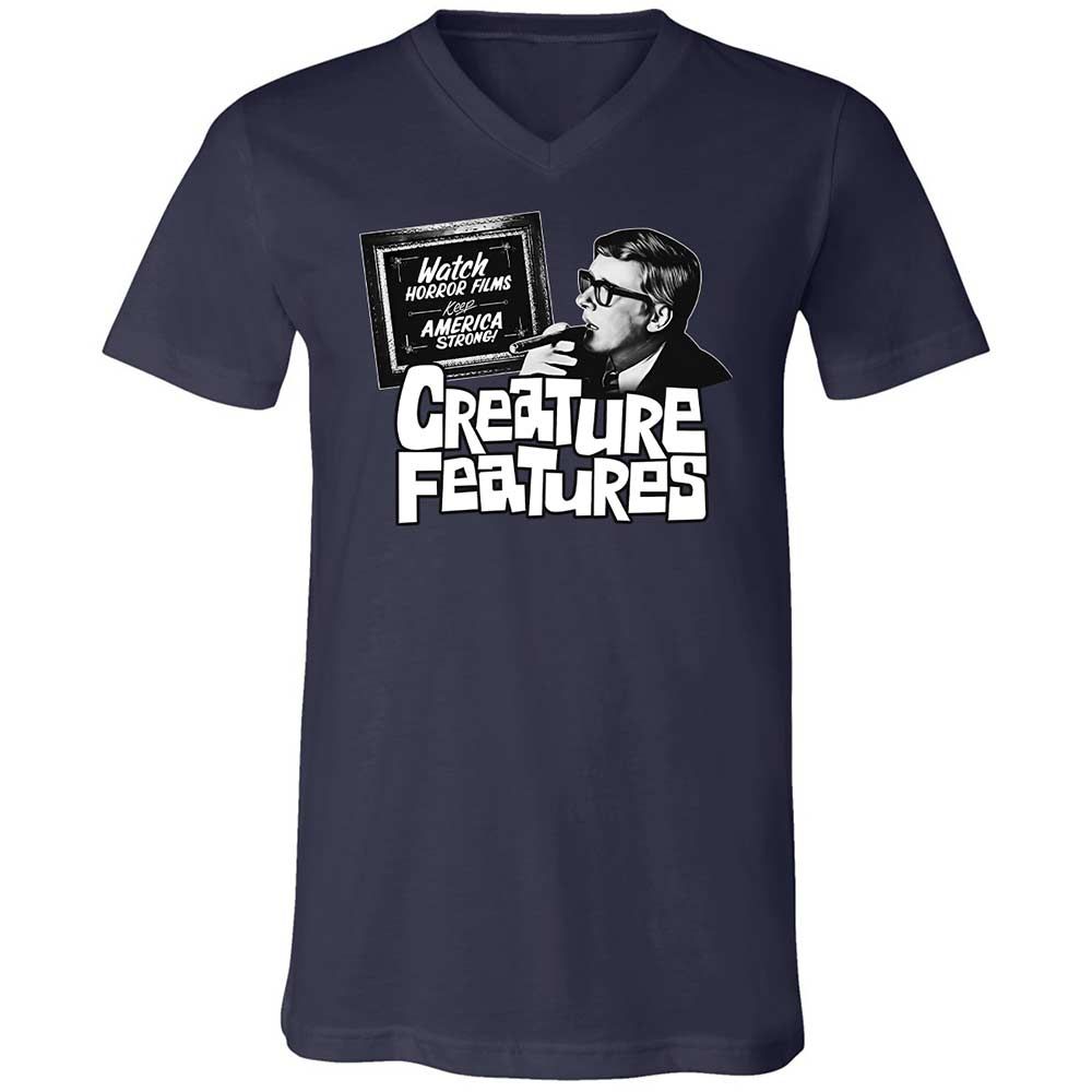 Bob Wilkins Creature Features - Navy - 2