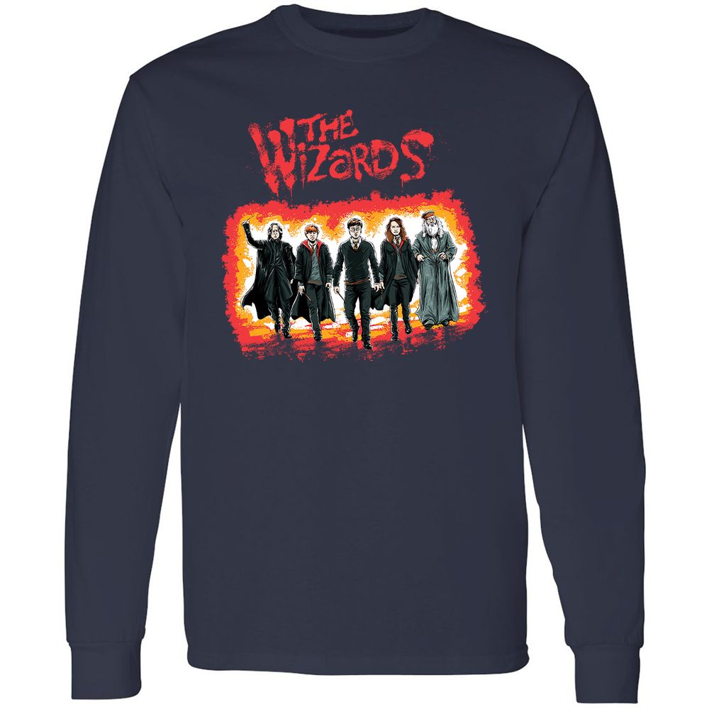 Long Sleeve T-Shirt - DA3ZT85M - Navy - 2