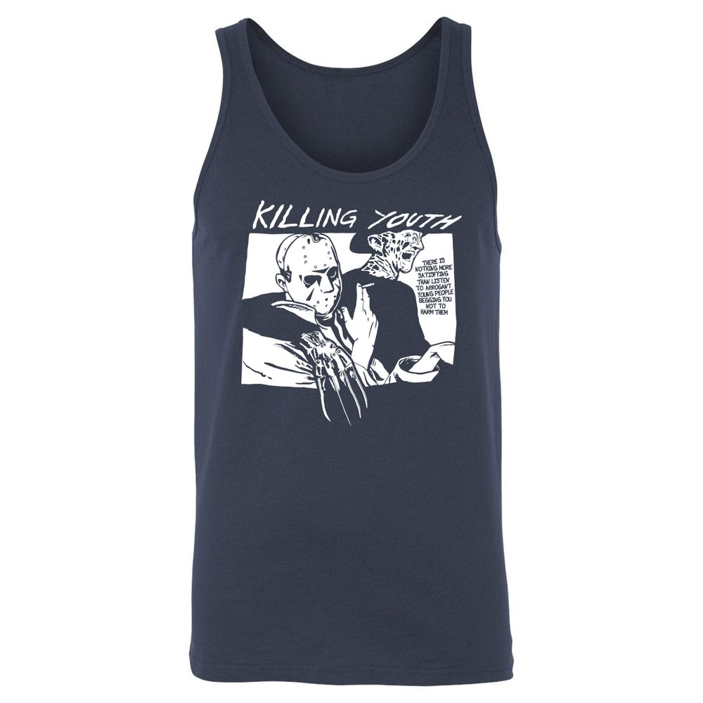 Unisex Jersey Tank - JD99HVHV - Navy - 2