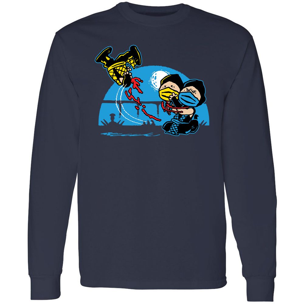 Long Sleeve T-Shirt - J8LB5AKL - Navy - 2