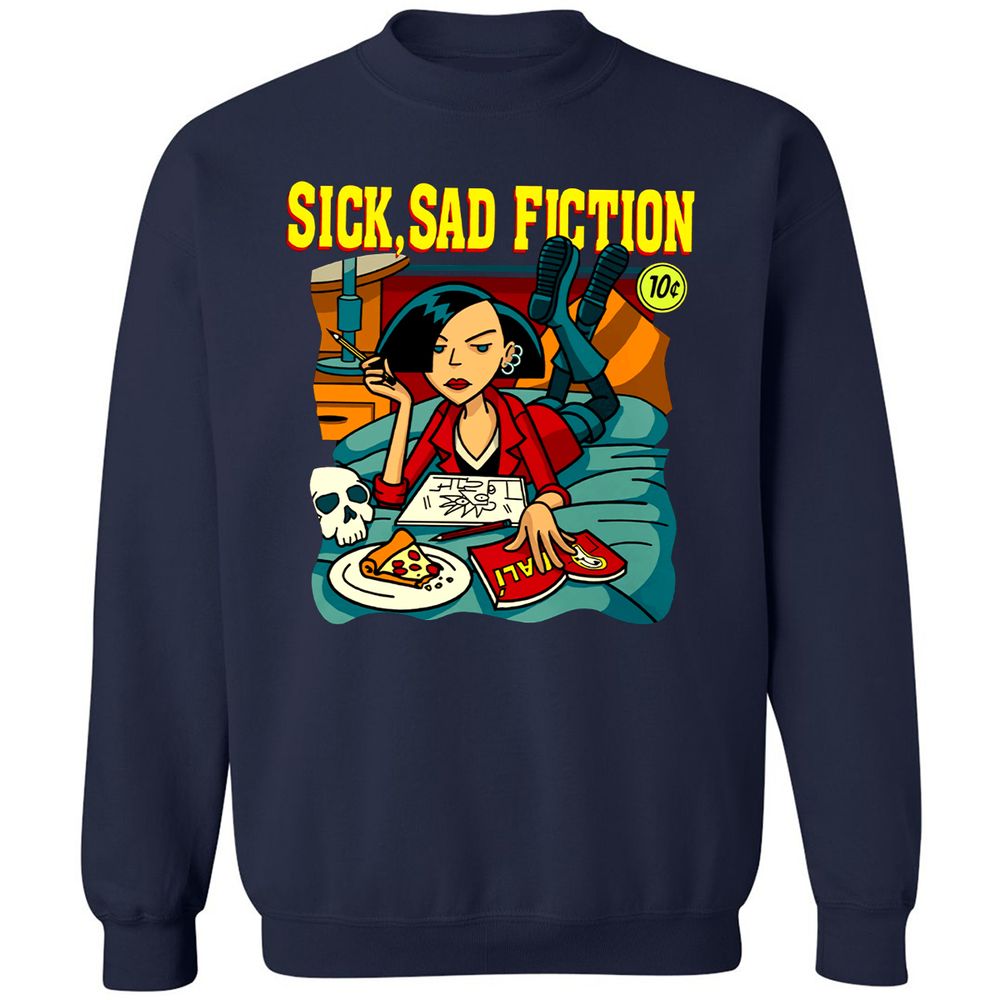 Classic Unisex Sweatshirt - E75WNK7K - Navy - 2