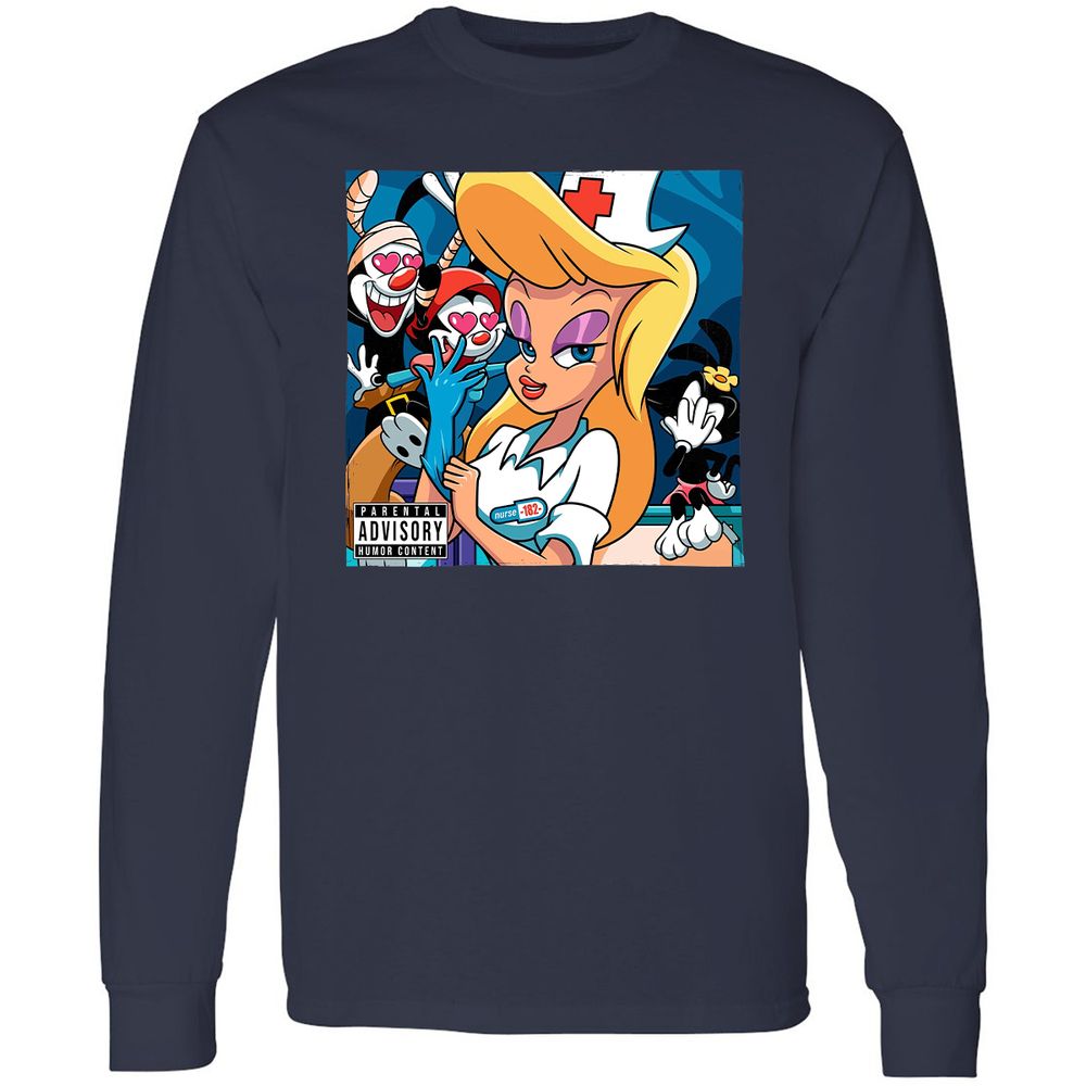 Long Sleeve T-Shirt - V33JU64P - Navy - 2