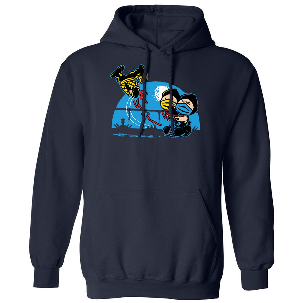 Classic Unisex Hoodie - VJFE4ZLN - Navy - 2
