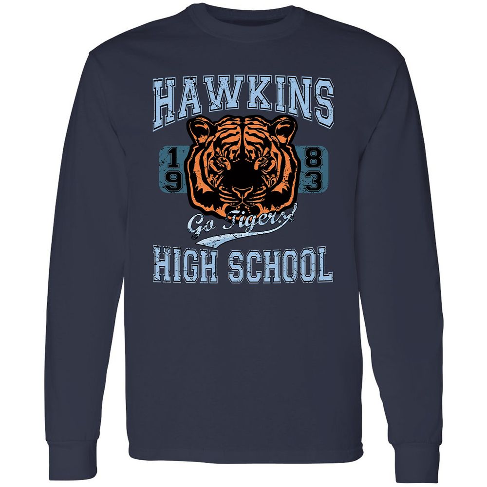 Long Sleeve T-Shirt - 51CY5ZMR - Navy - 2