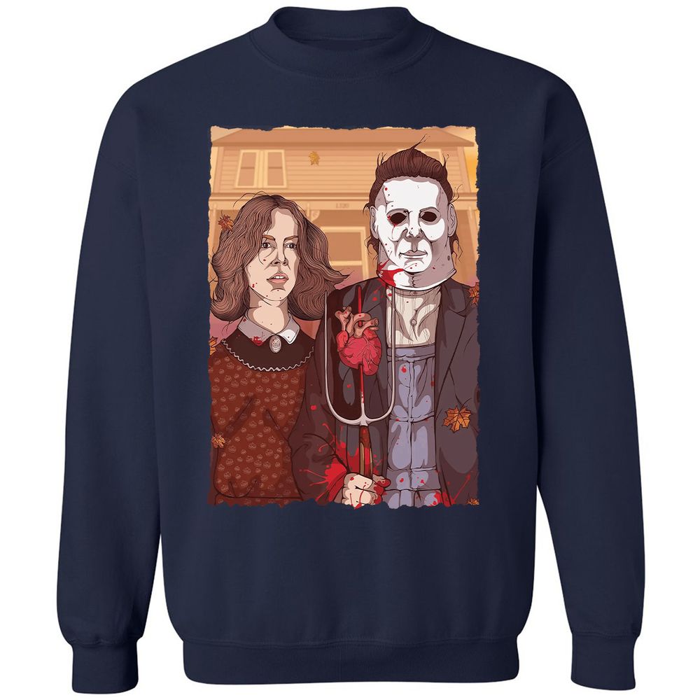 Classic Unisex Sweatshirt - Y3KF87JQ - Navy - 2