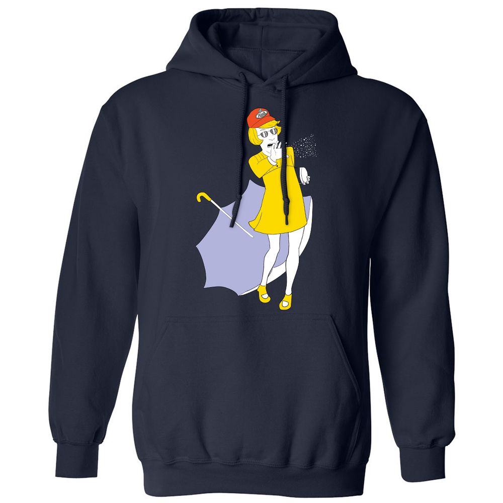 Classic Unisex Hoodie - WKUZSQG5 - Navy - 2