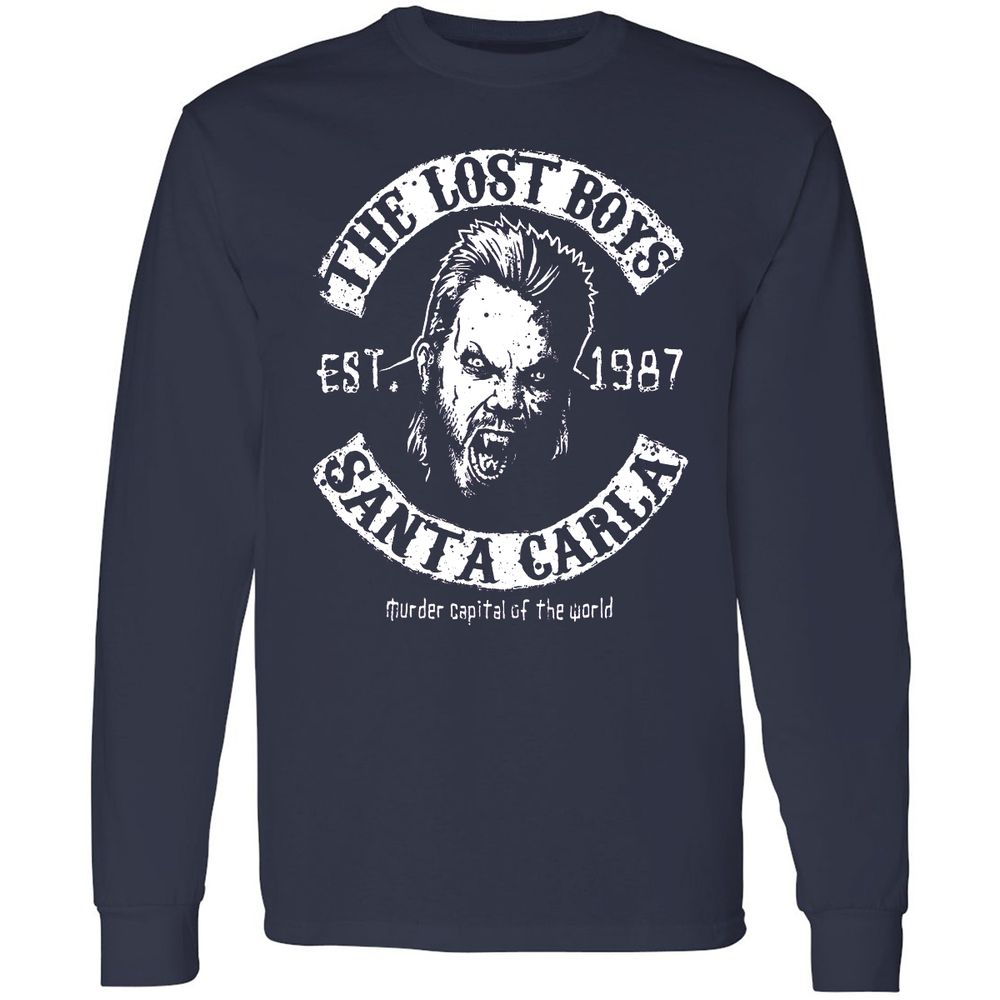 Long Sleeve T-Shirt - RBY7S294 - Navy - 2