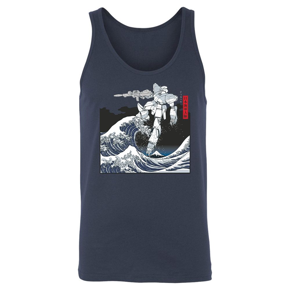 Unisex Jersey Tank - 3ARL4QYA - Navy - 2