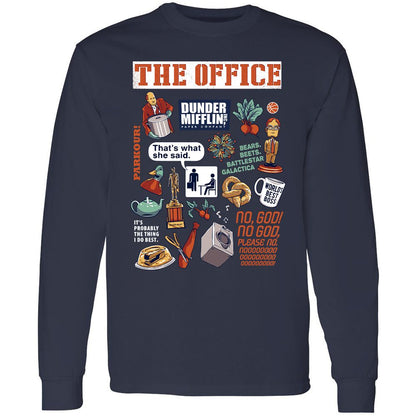 Long Sleeve T-Shirt - G45W1NKZ - Navy - 2