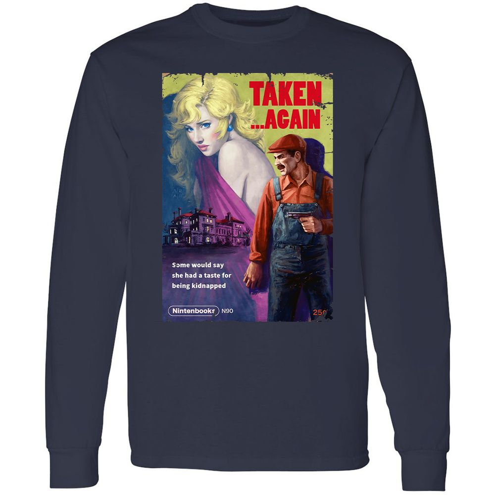 Long Sleeve T-Shirt - 3BU3SF9N - Navy - 2