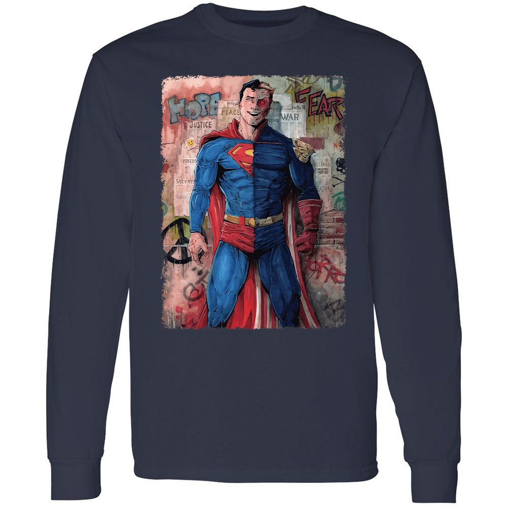 Long Sleeve T-Shirt - N3K6SKZH - Navy - 2