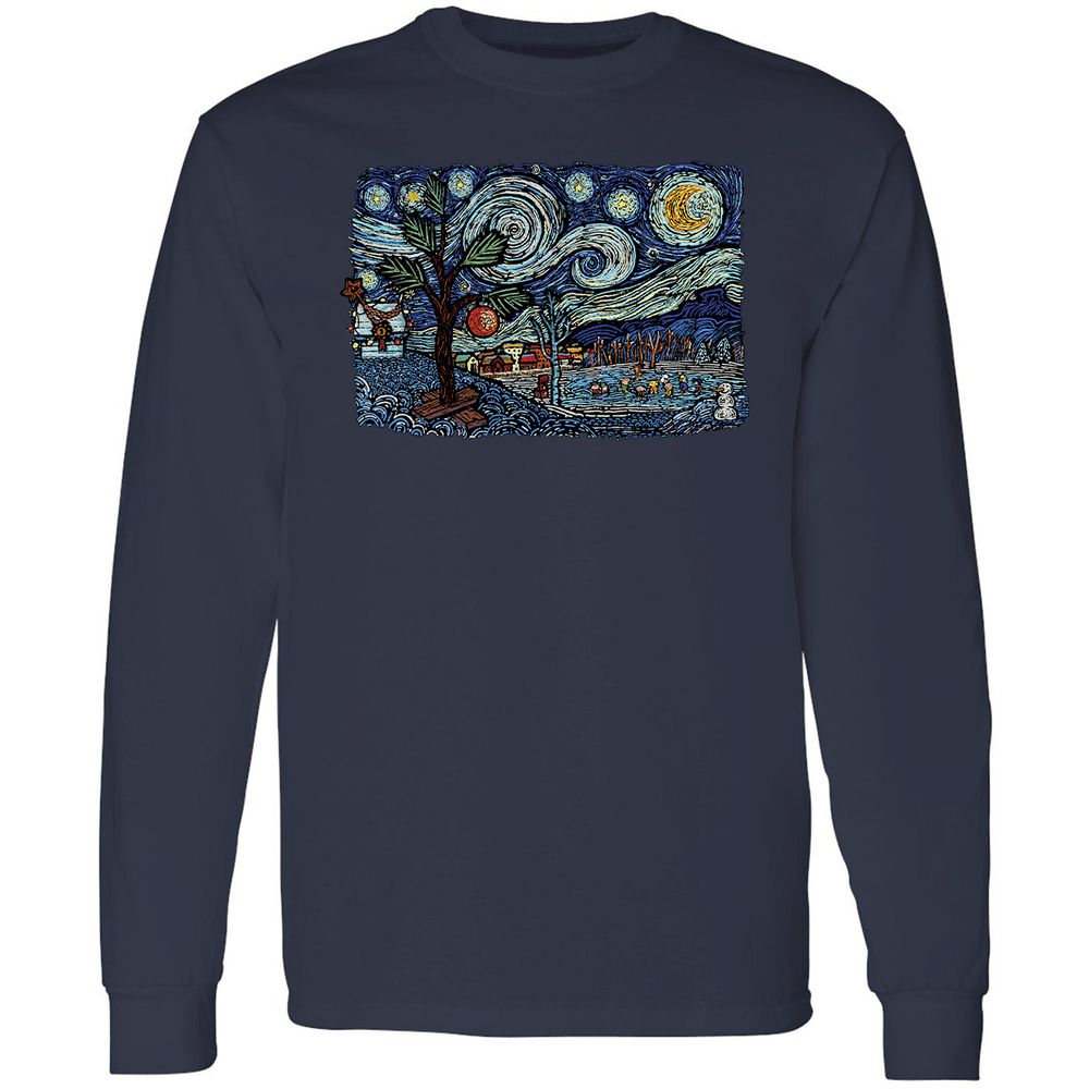 Long Sleeve T-Shirt - 17R6V3TJ - Navy - 2