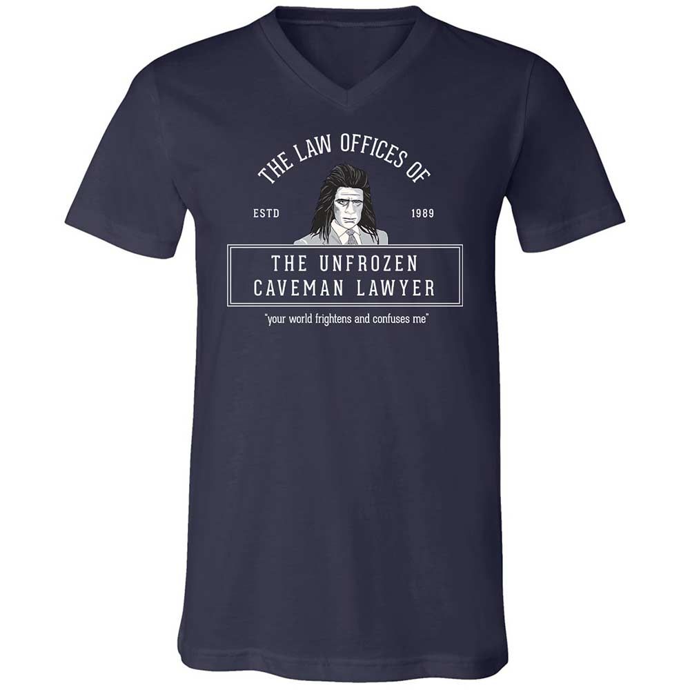 Unisex V-Neck T-Shirt - DPHS861J - Navy - 2