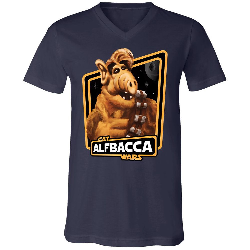 Unisex V-Neck T-Shirt - T81EWLAG - Navy - 2