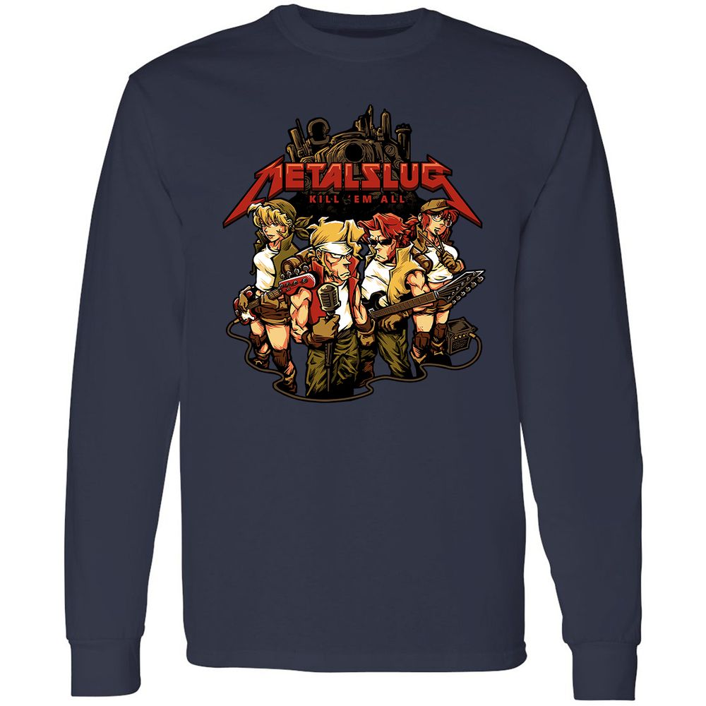 Long Sleeve T-Shirt - 8EK4W7KY - Navy - 2