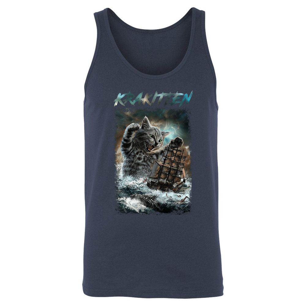 Unisex Jersey Tank - 4JASA32Y - Navy - 2