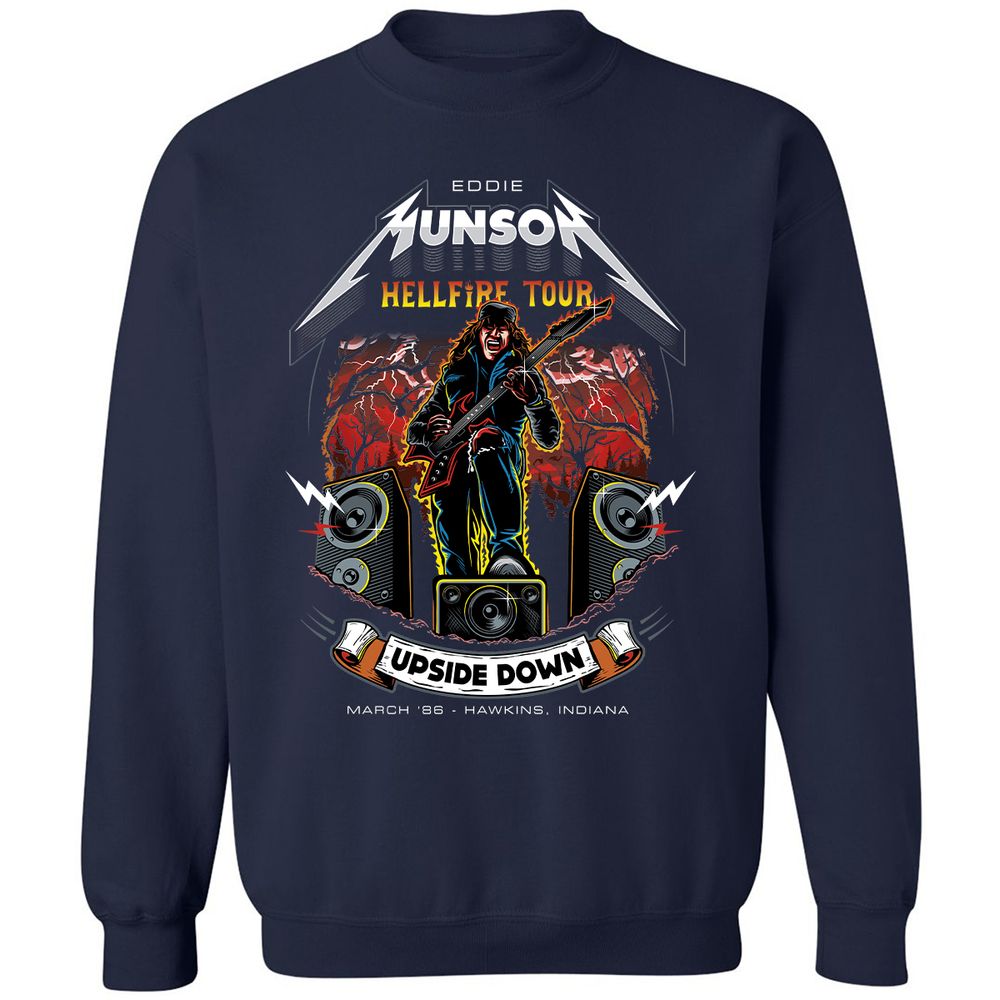 Classic Unisex Sweatshirt - HY1XN5LY - Navy - 2