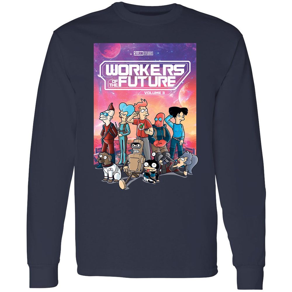 Long Sleeve T-Shirt - BTJD77U7 - Navy - 2