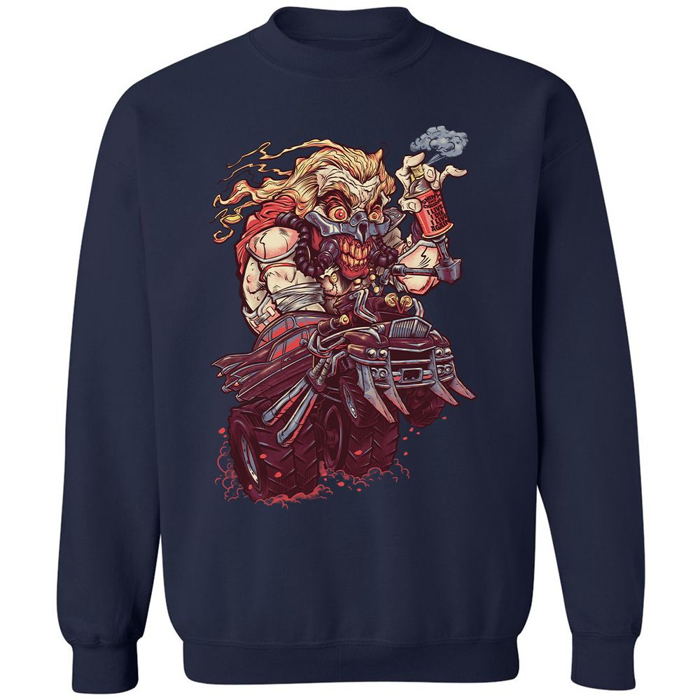 Classic Unisex Sweatshirt - CK3YUQ82 - Navy - 2
