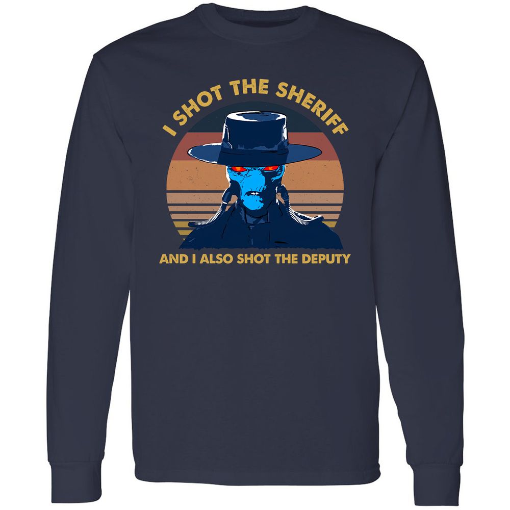 Long Sleeve T-Shirt - Q9Y7GLQB - Navy - 2