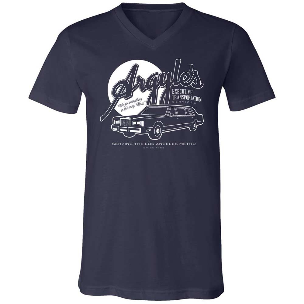 Unisex V-Neck T-Shirt - X8EWZHY6 - Navy - 2