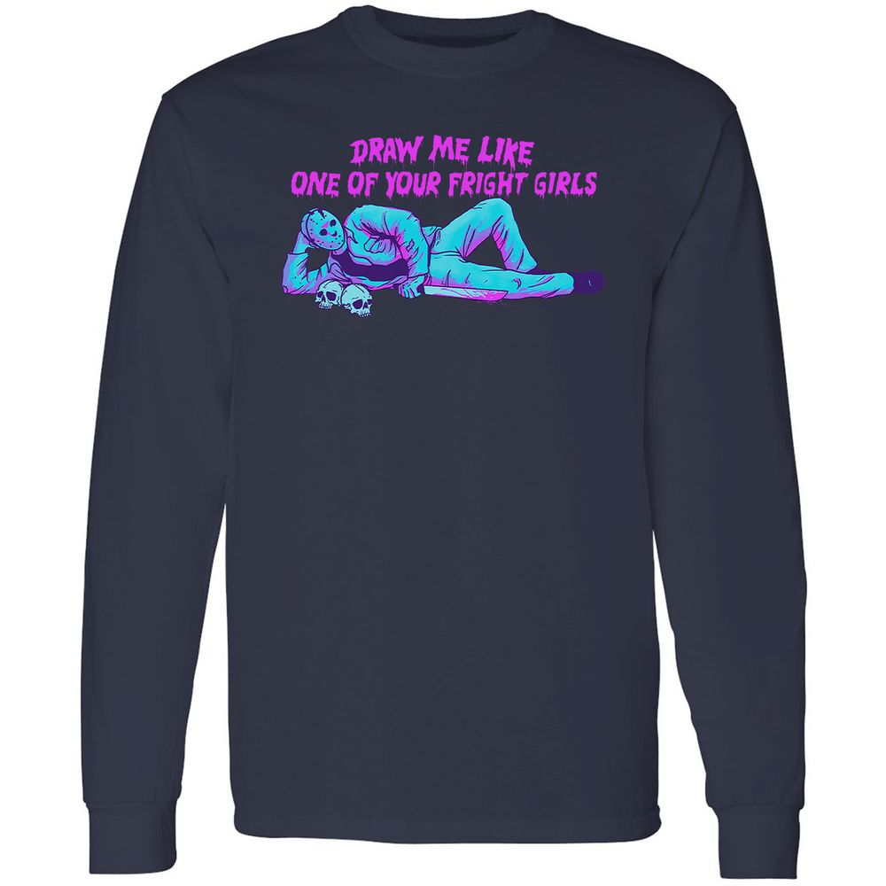 Long Sleeve T-Shirt - SGPPKD75 - Navy - 2