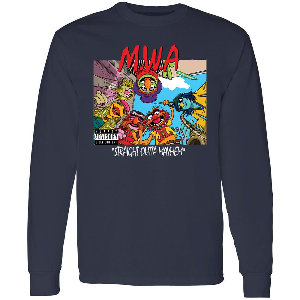 Long Sleeve T-Shirt - AV4PPJCY - Navy - 2