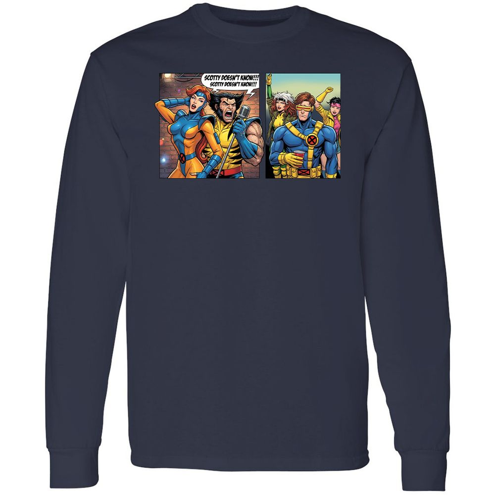 Long Sleeve T-Shirt - 9T4ANNYE - Navy - 2