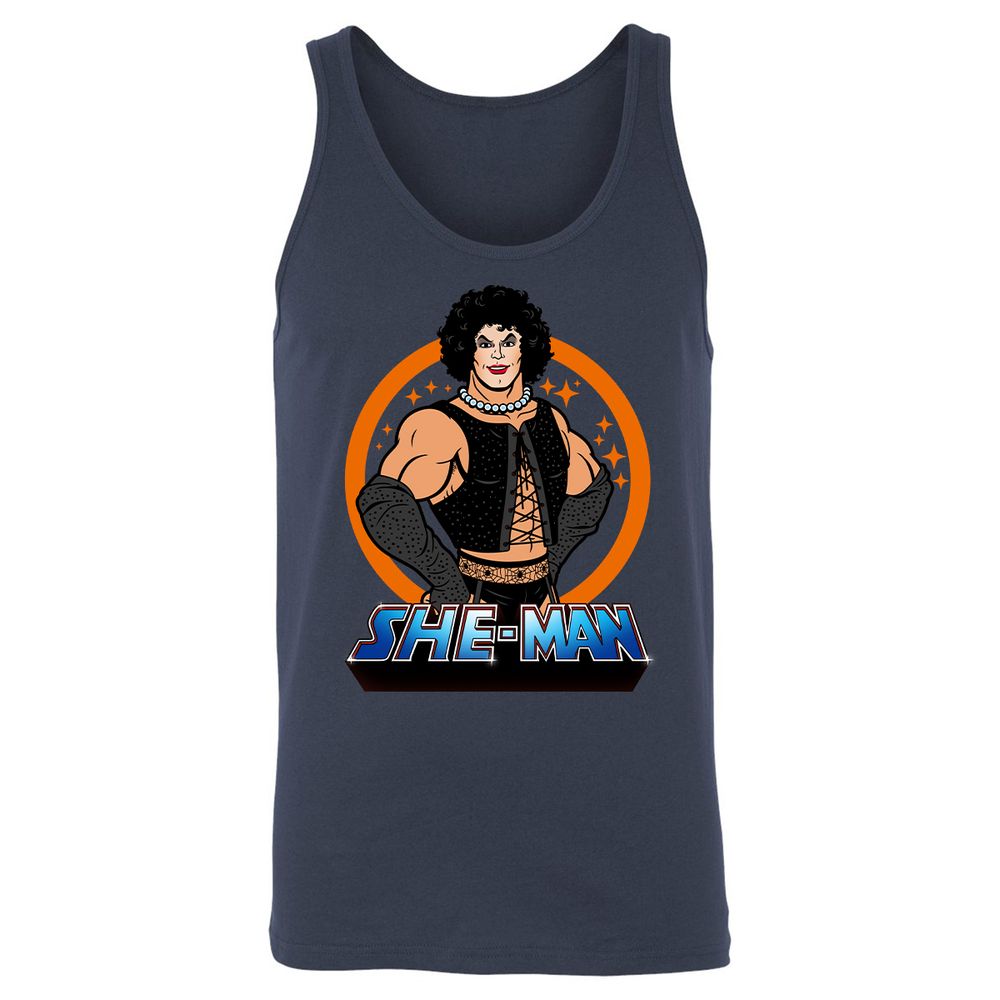 Unisex Jersey Tank - ZD87KSJM - Navy - 2
