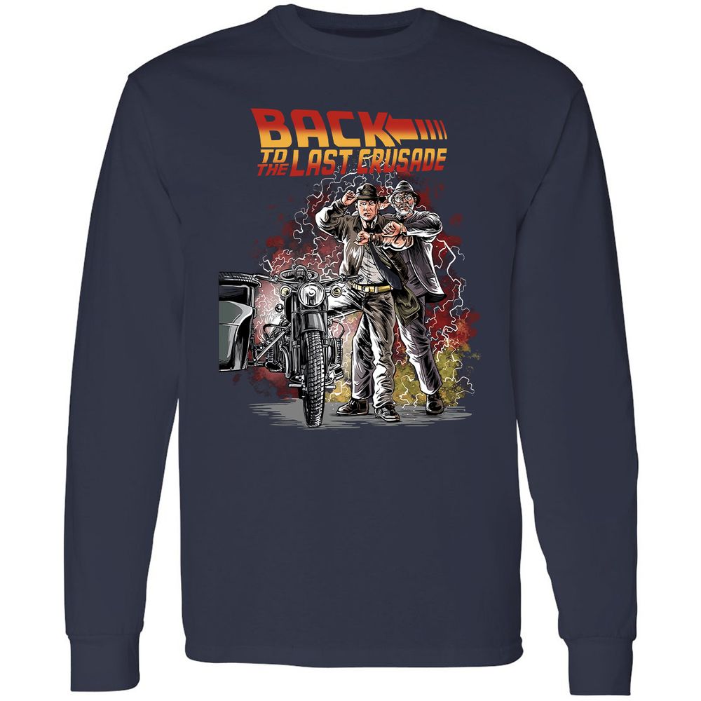 Long Sleeve T-Shirt - PKQYNBGA - Navy - 2