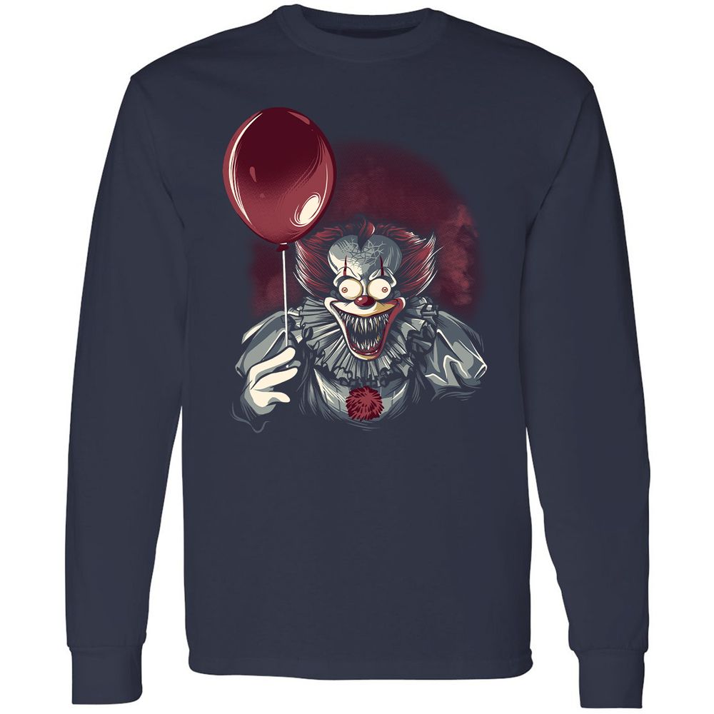 Long Sleeve T-Shirt - YLFMV9U3 - Navy - 2