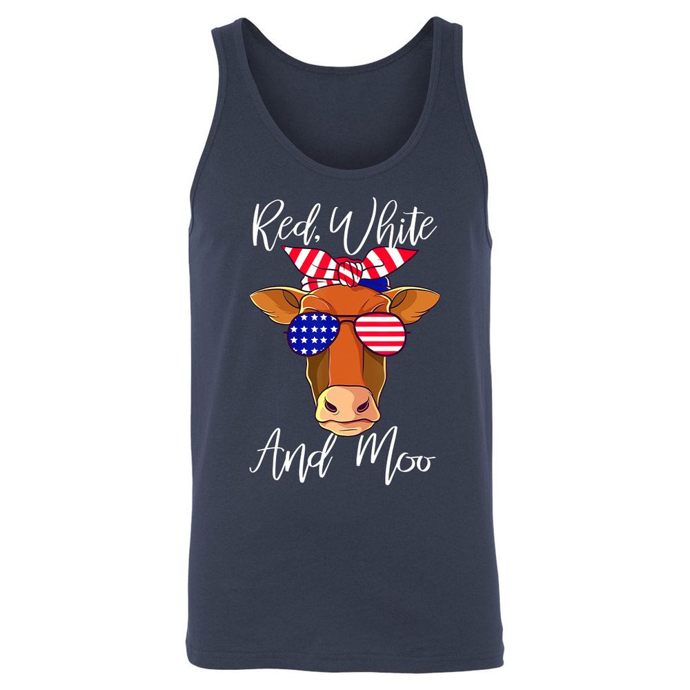 Unisex Jersey Tank - 9A5RXAD9 - Navy - 2