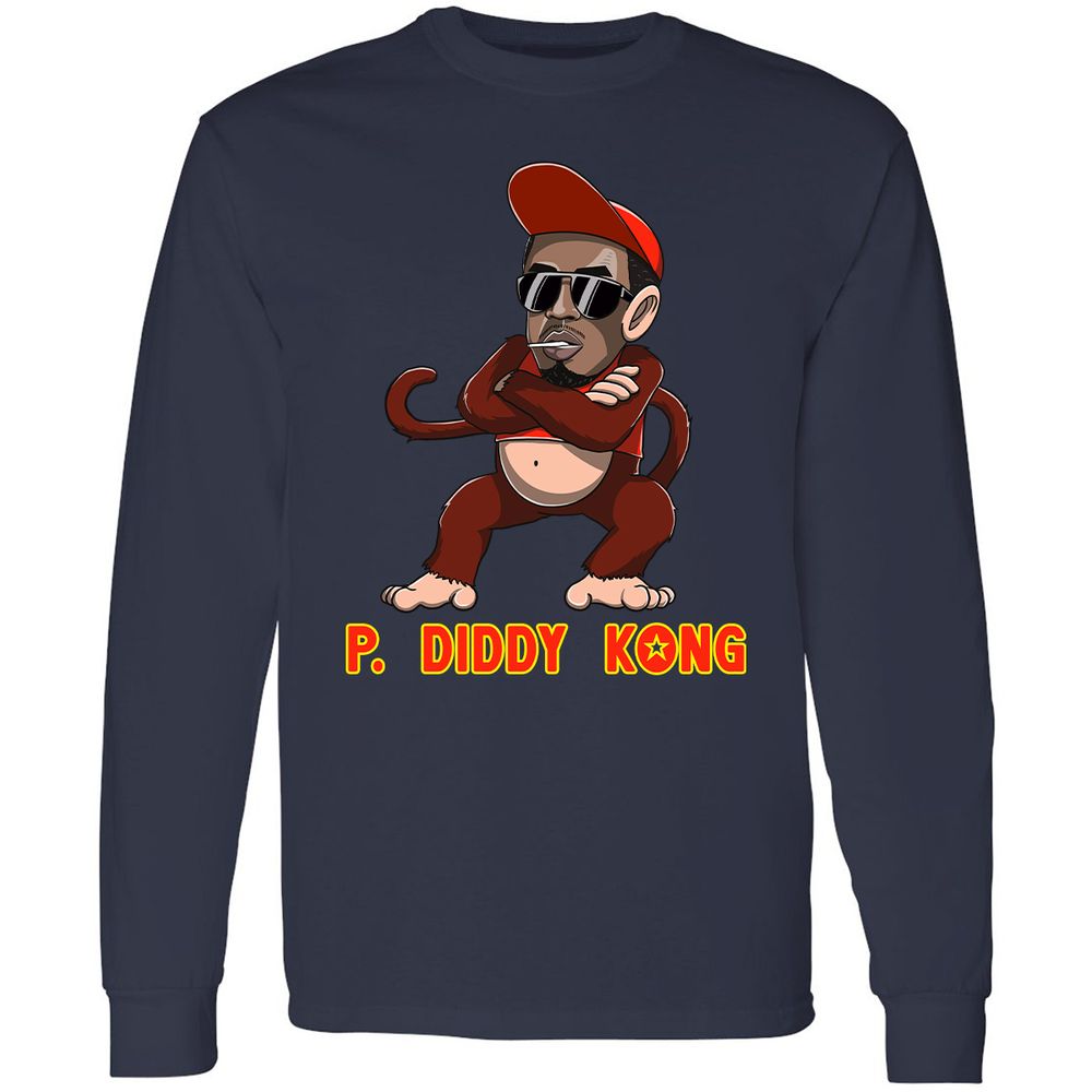 Long Sleeve T-Shirt - 3Q8J9AB7 - Navy - 2